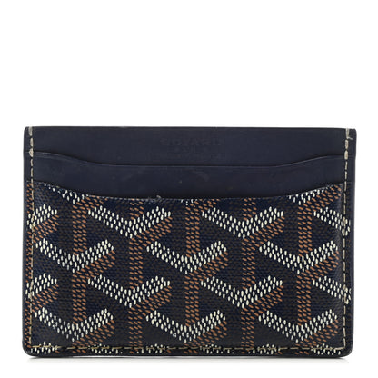 Goyard Goyardine Saint Sulpice Card Holder Navy 1 of 6