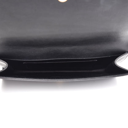 Saint Laurent Calfskin Monogram Large Belle De Jour Clutch Black 5 of 8