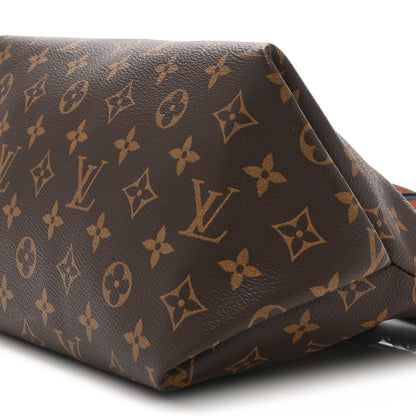 Louis Vuitton Monogram Beaubourg Hobo Mini Bordeaux Red Peach Safran Blue Jean Blue 10 of 10