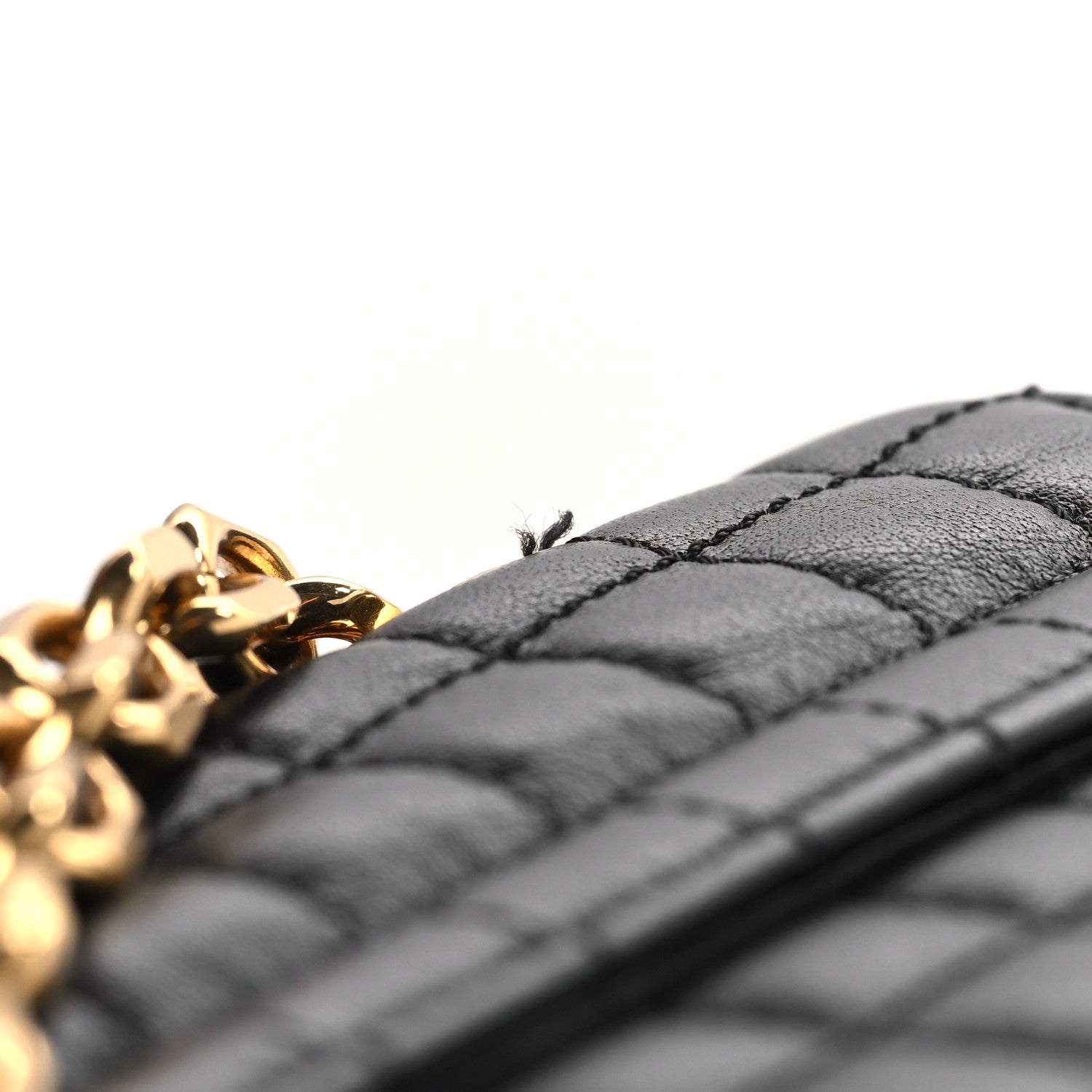 Celine Calfskin Quilted Small C Bag Black 10 of 10