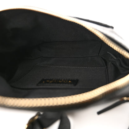 Chanel Crumpled Glazed Lambskin Quilted Waist Bag Fanny Pack Black 5 of 10