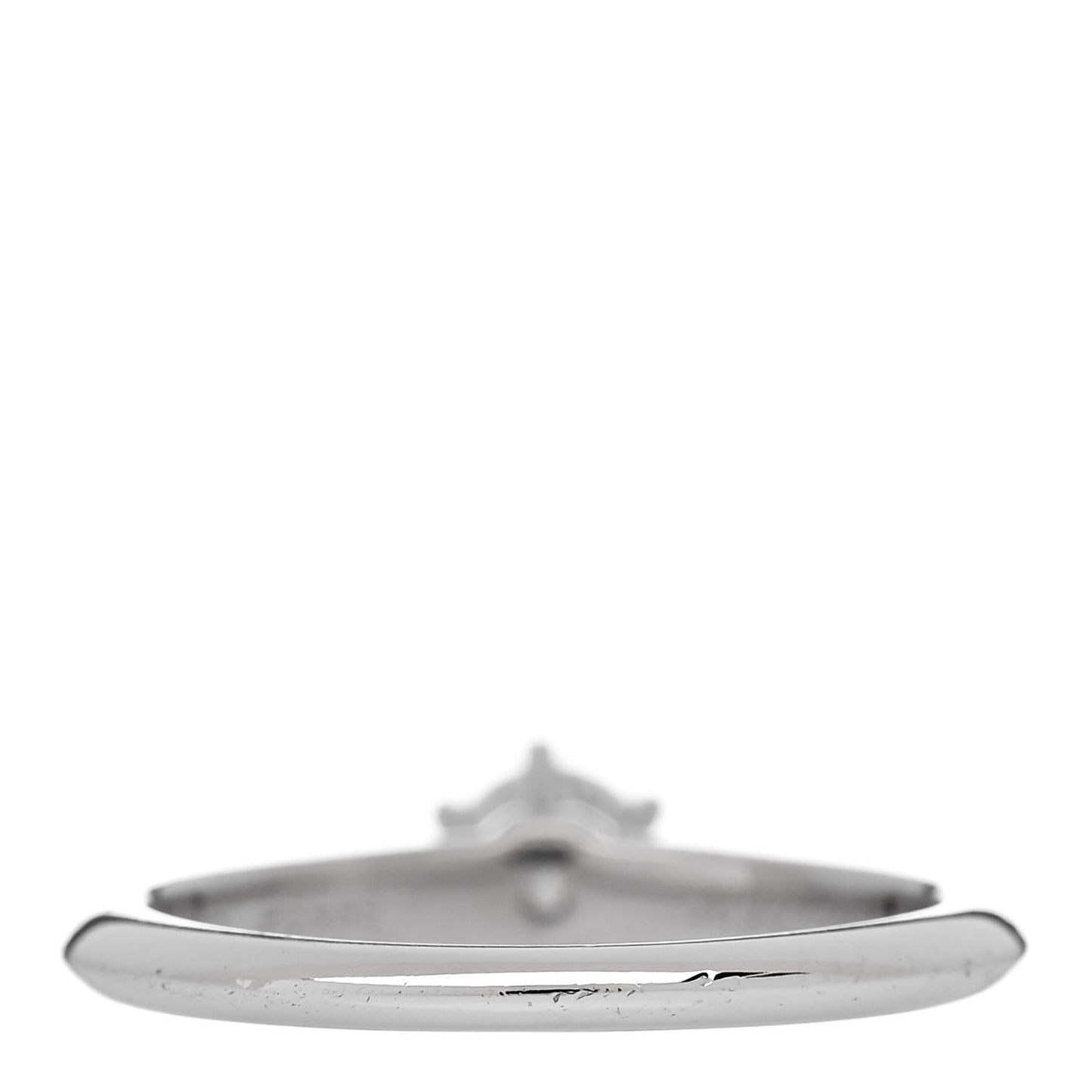 Platinum Diamond .40ct Solitaire Engagement Ring 52 6