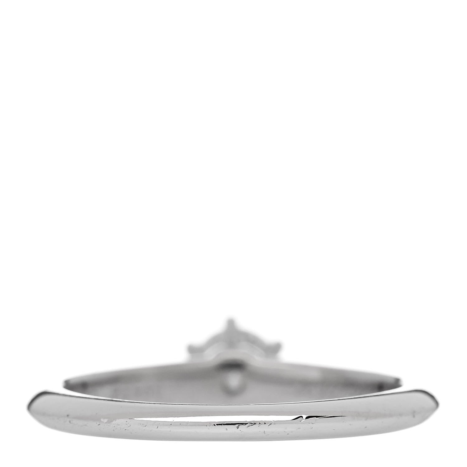 Tiffany Platinum Diamond .40ct Solitaire Engagement Ring 52 6 4 of 7