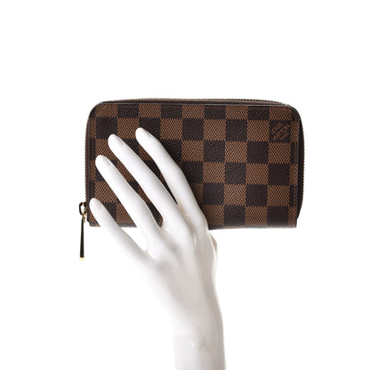 Louis Vuitton Damier Ebene Zippy Compact Wallet 2 of 9