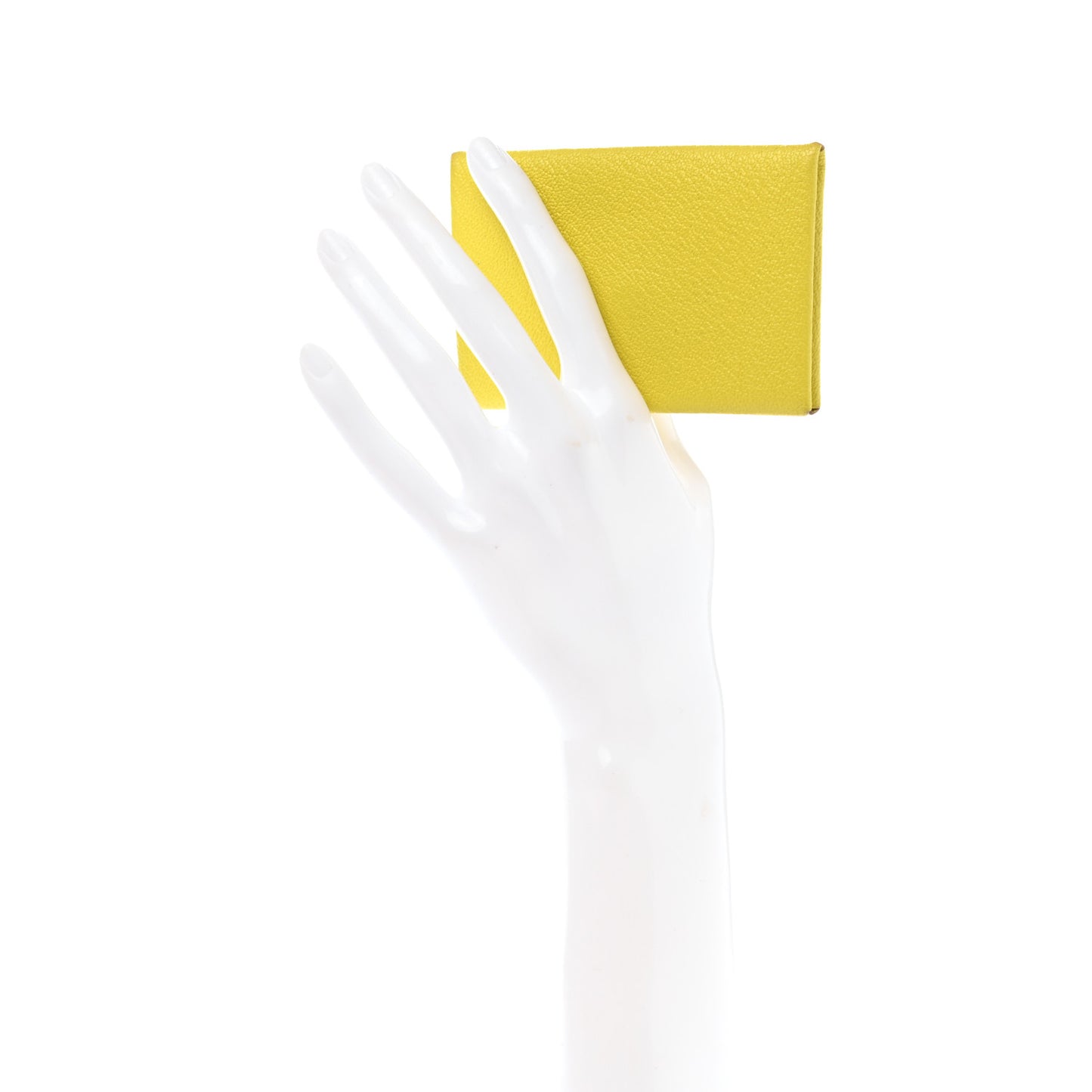 Chevre Mysore Calvi Card Case Lime