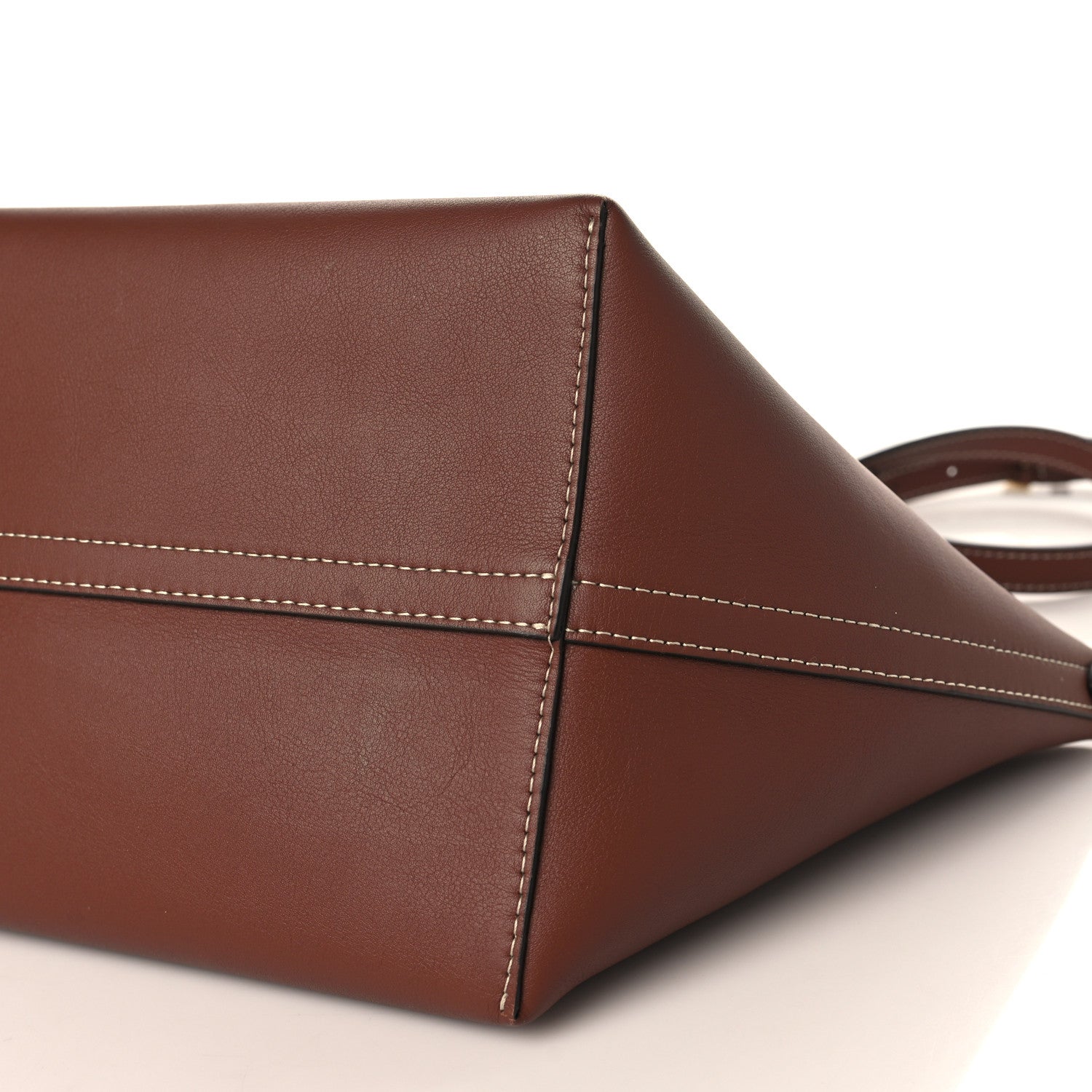 Burberry Soft Calfskin Mini Pocket Cabas Tote Tan 7 of 7