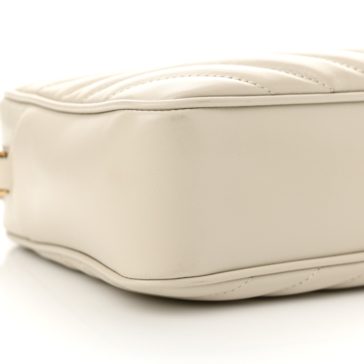 Saint Laurent Calfskin Matelasse Monogram Lou Camera Bag Crema Soft 9 of 11