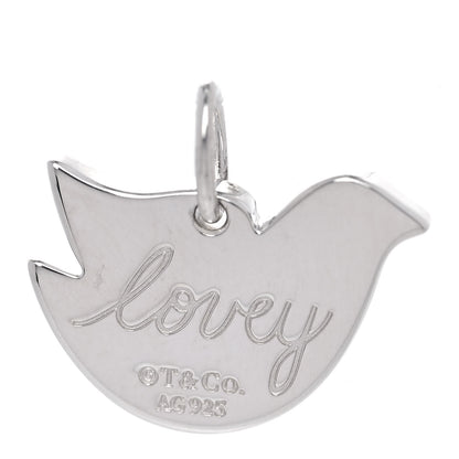 Tiffany Sterling Silver Lovey Dovey Charm 3 of 3