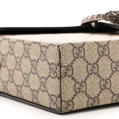 Gucci GG Supreme Monogram Dionysus Messenger Bag Beige New Acero 9 of 13