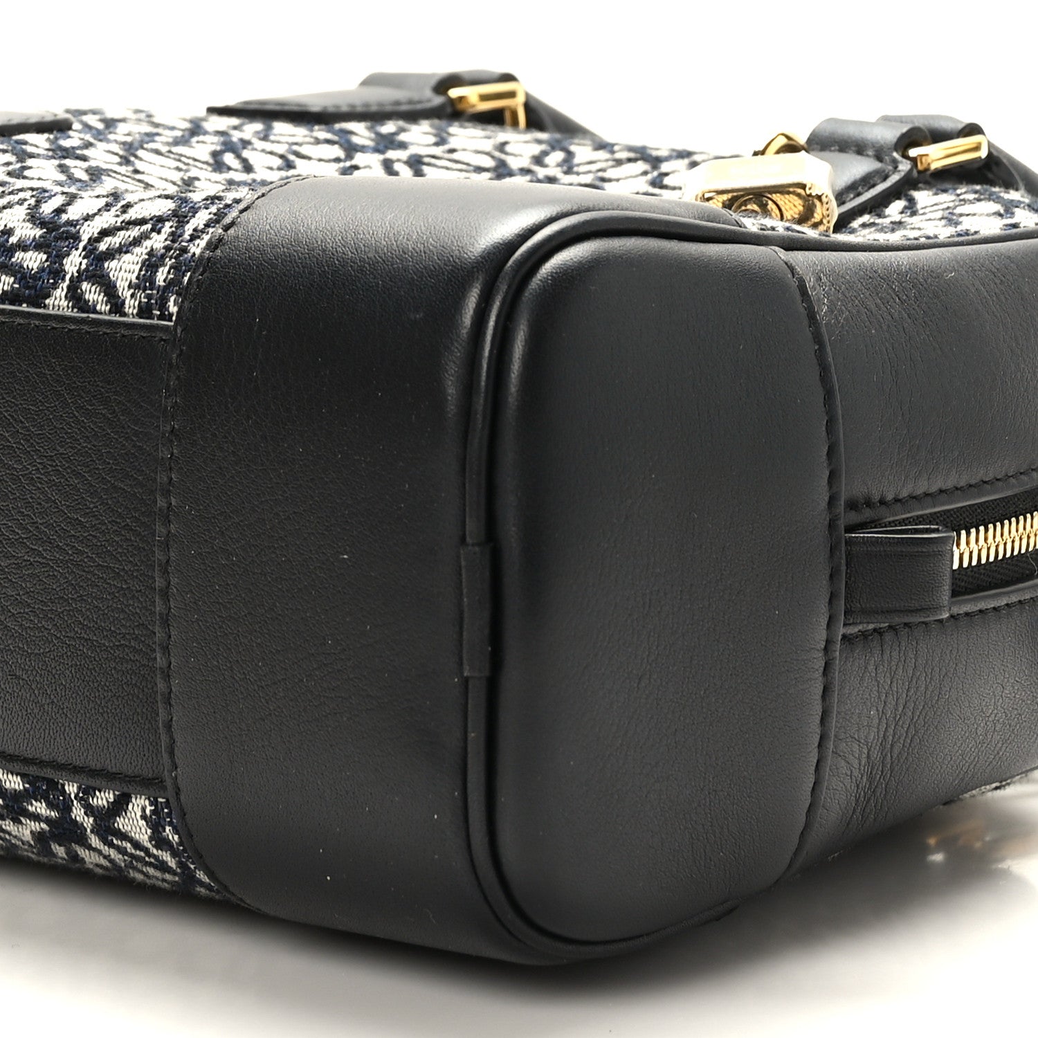 Loewe Jacquard Anagram Calfskin Amazona 16 Black 7 of 8