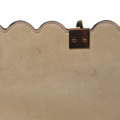 Fendi Vitello Liberty Scalloped Studded Kan I Shoulder Bag Camelia 8 of 9