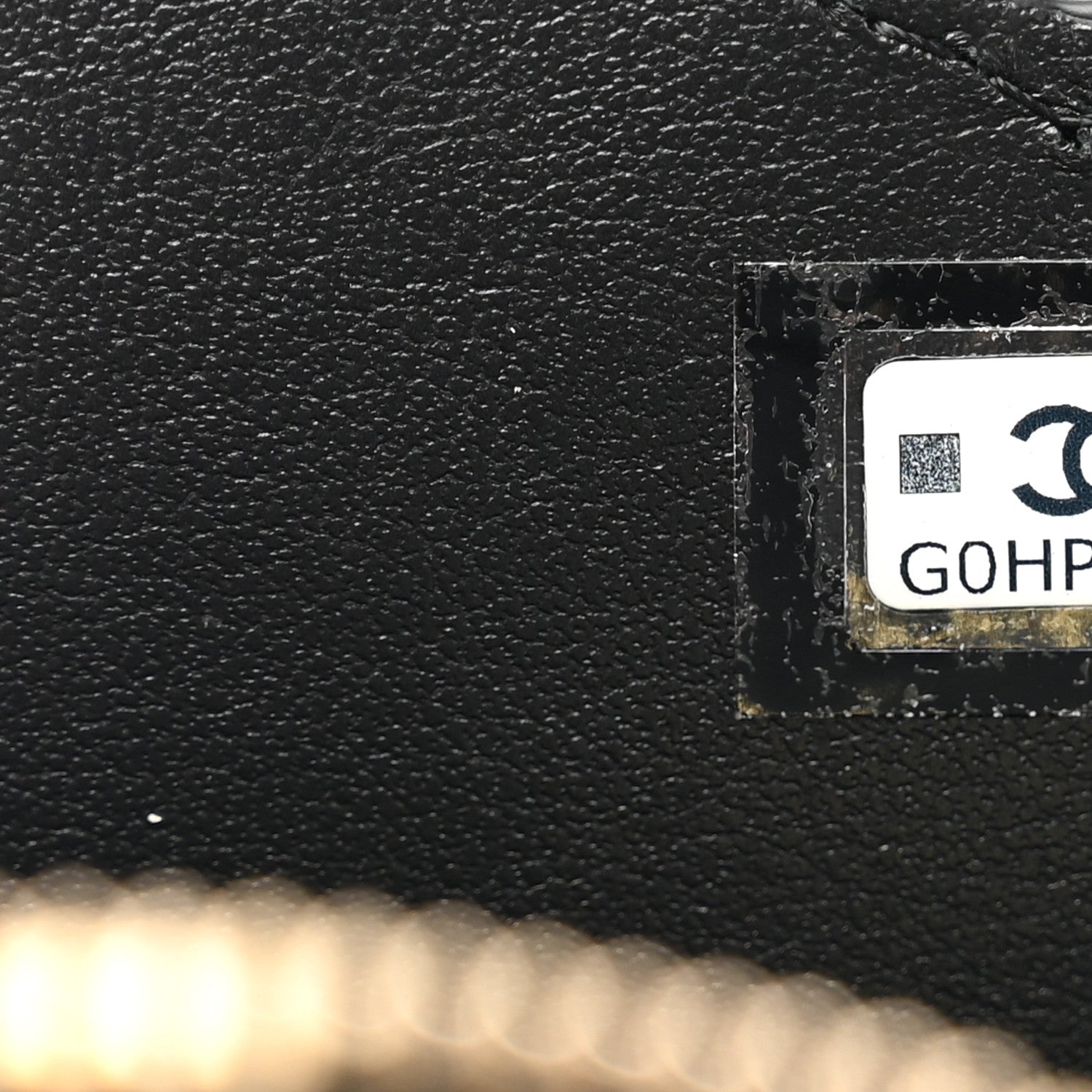 Chanel Patent Quilted Heart Zipped Coin Purse Black 7 of 7