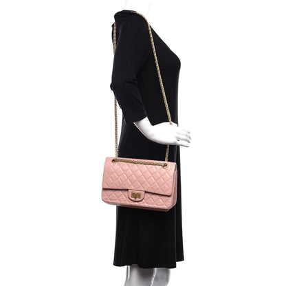 Chanel Aged Calfskin Quilted 2.55 Reissue 225 Flap Pink 2 of 11