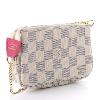 Louis Vuitton Damier Azur 2017 Christmas Animation Mini Pochette Accessories 3 of 11