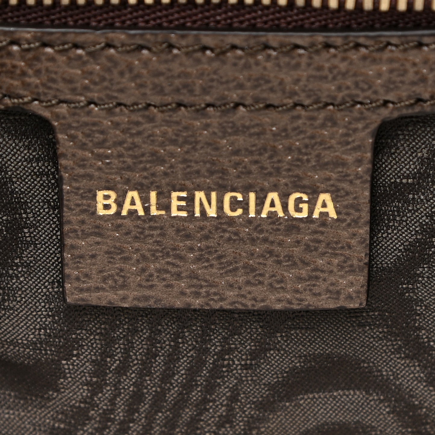 X BALENCIAGA BB Supreme Monogram Web Large Ophidia Shopping Tote Beige New Acero