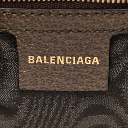 Gucci X BALENCIAGA BB Supreme Monogram Web Large Ophidia Shopping Tote Beige New Acero 6 of 9