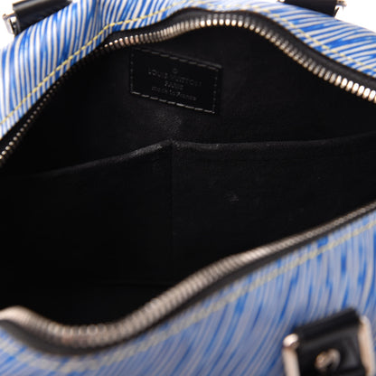 Louis Vuitton Epi Speedy Bandouliere 25 Denim Light 9 of 10