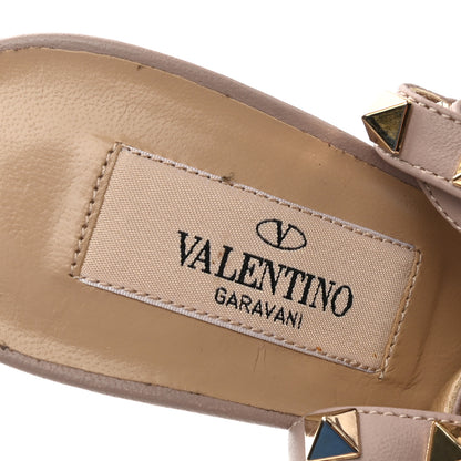 Valentino Garavani Patent Nappa Rockstud Ankle Strap 100mm Pumps 35.5 Ninphea Poudre 10 of 10