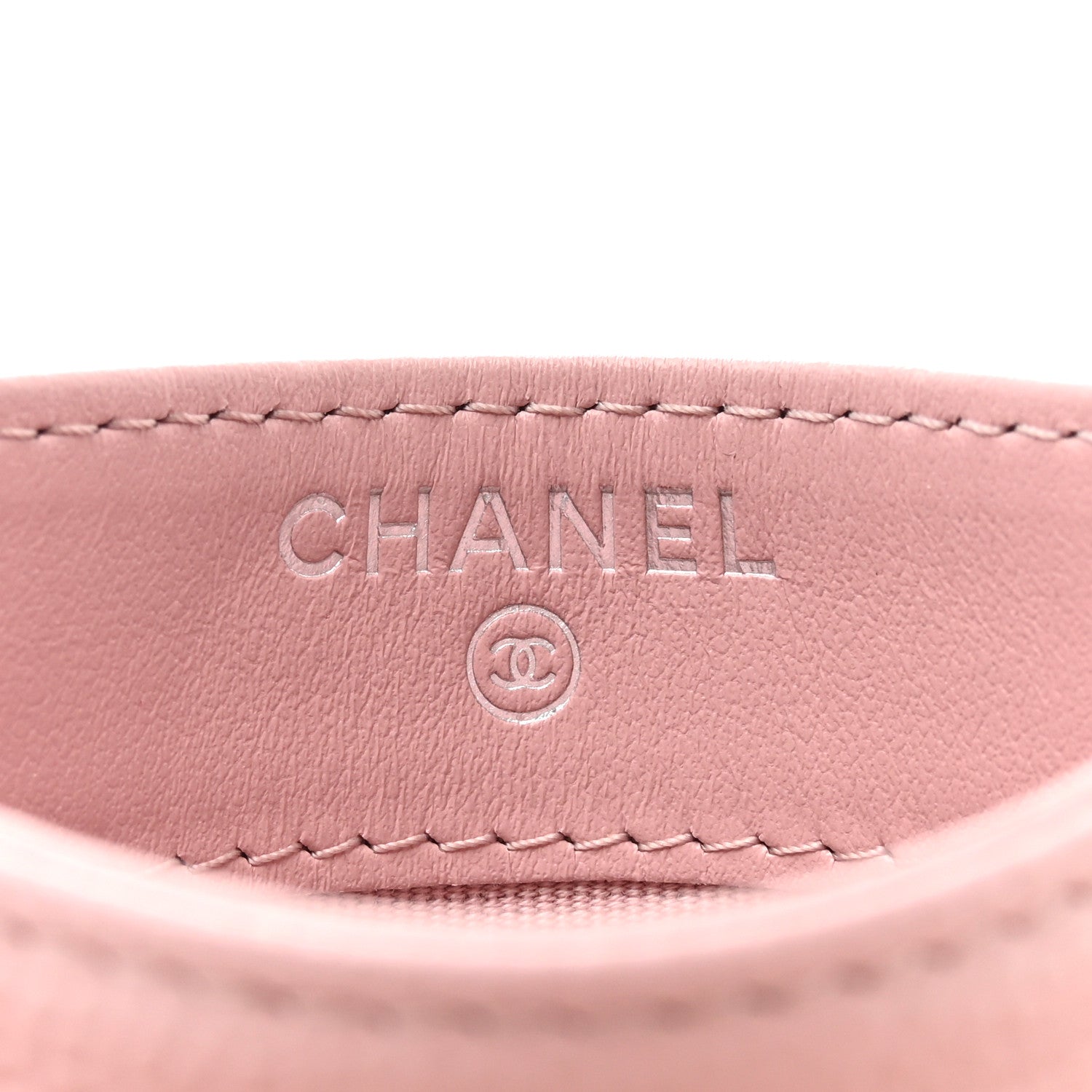 Chanel Caviar Quilted Card Holder Light Pink 6 of 8