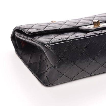 Chanel Aged Calfskin Quilted 2.55 Reissue 225 Flap Black 8 of 14