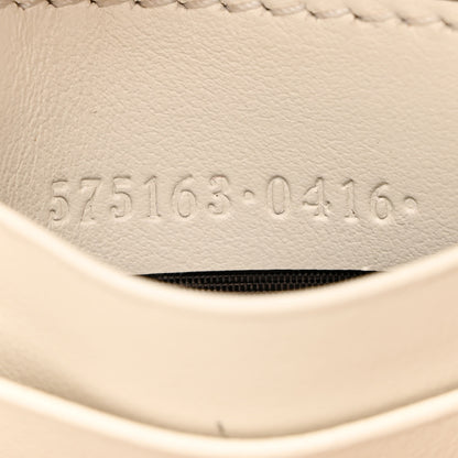 Gucci Calfskin Matelasse Mini GG Marmont 2.0 Bucket Bag White 7 of 11