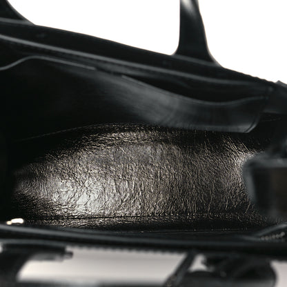 Burberry Soft Calfskin Small Banner Tote Black 5 of 9