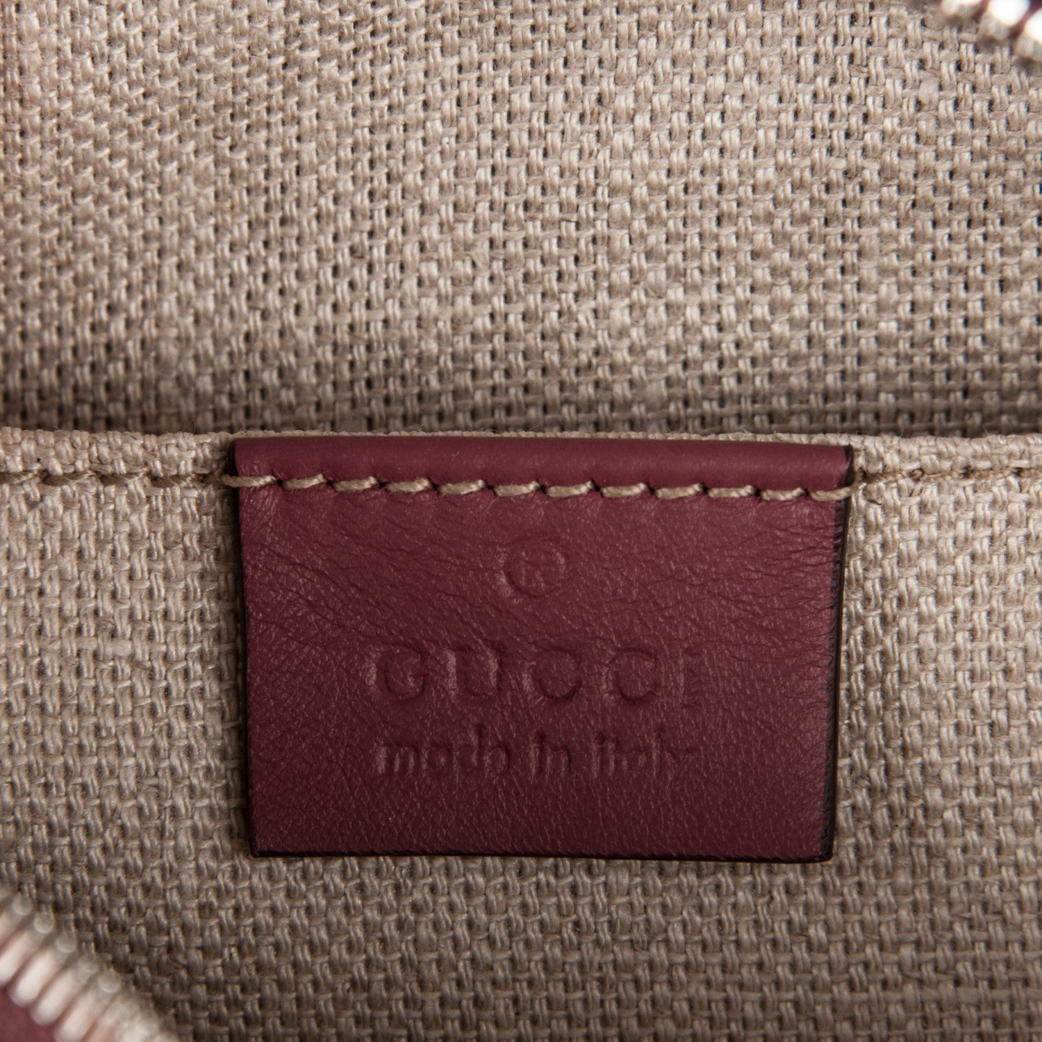 Gucci GG Supreme Monogram Calfskin Be0e Embellished Small Shoulder Bag Beige New Rosette 6 of 7