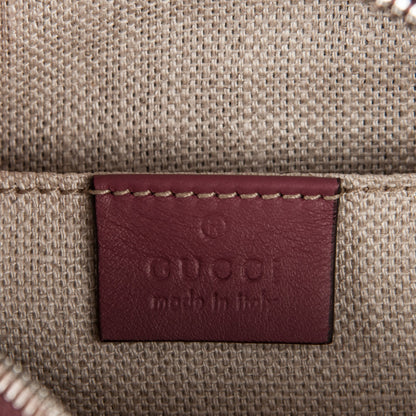 Gucci GG Supreme Monogram Calfskin Be0e Embellished Small Shoulder Bag Beige New Rosette 6 of 7