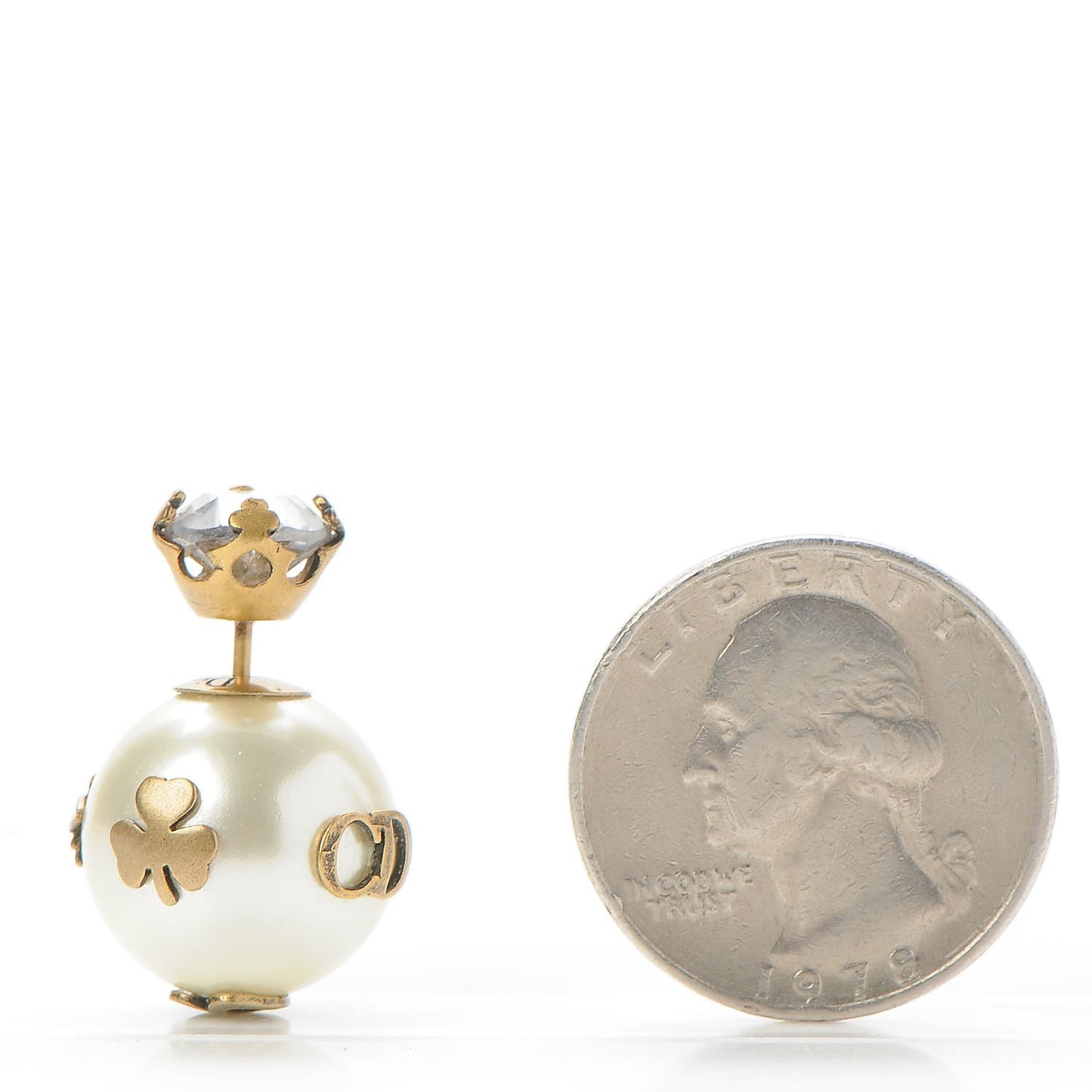 Mise En Dior Tribal Crystal Charm Earrings