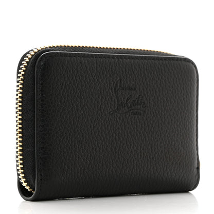Christian Louboutin Calfskin Loubinthesky Panettone Coin Purse Black Multicolor 3 of 9