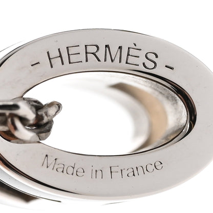 Hermes Lacquered Palladium Mini Pop H Pendant Necklace Black 6 of 8