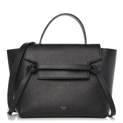 Celine Grained Calfskin Micro Belt Bag Black 1 of 9