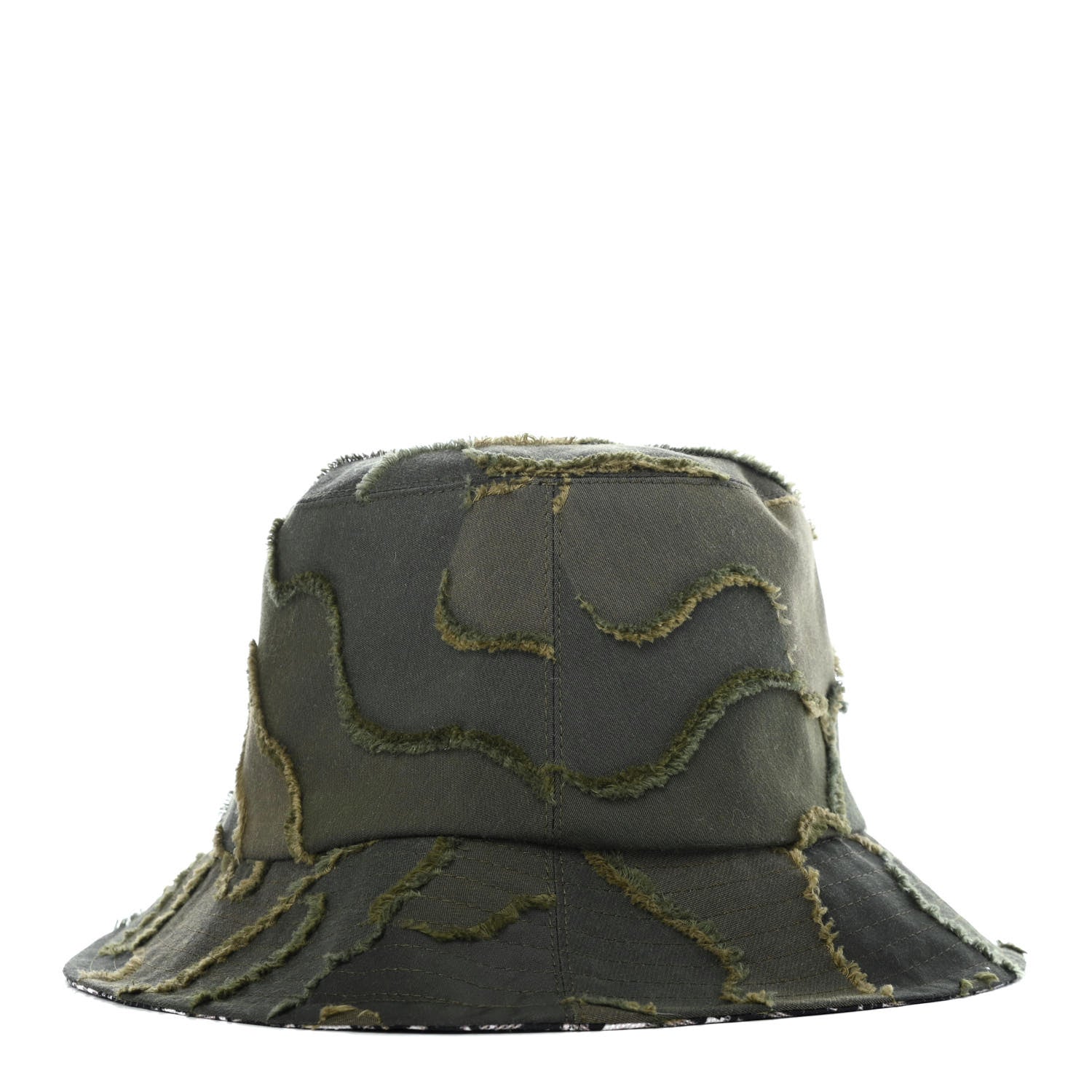 Christian Dior Camouflage Logo Bucket Hat 58 Green 2 of 4
