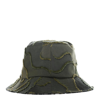 Christian Dior Camouflage Logo Bucket Hat 58 Green 2 of 4
