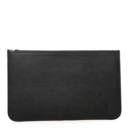 Louis Vuitton Epi Neverfull Pochette MM GM Black 1 of 6