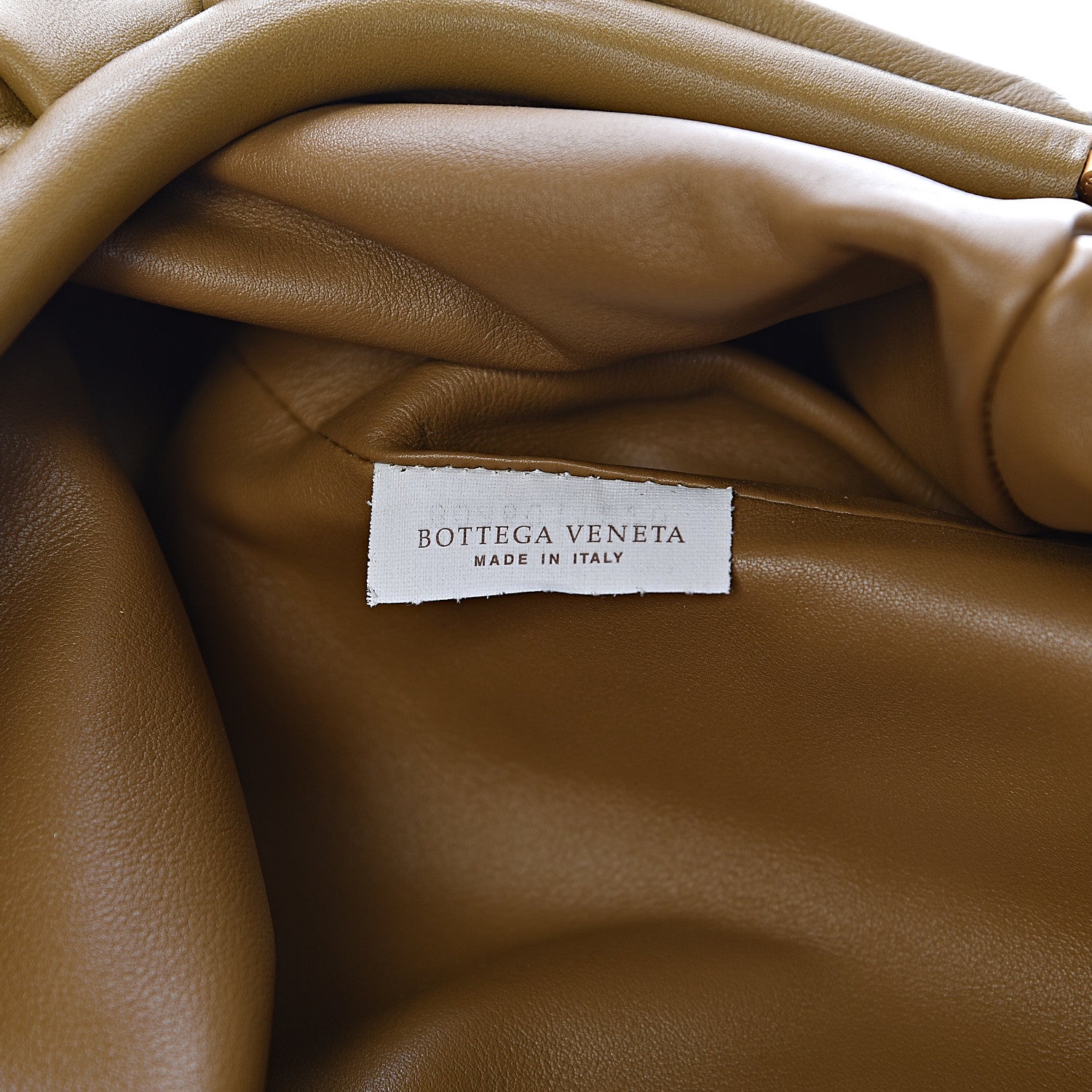 Bottega Veneta Smooth Butter Calf The Pouch Oversized Clutch Moutarde 8 of 11