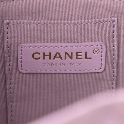 Chanel Iridescent Caviar Quilted My Perfect CC Bucket Drawstring Bag Pink 6 of 11