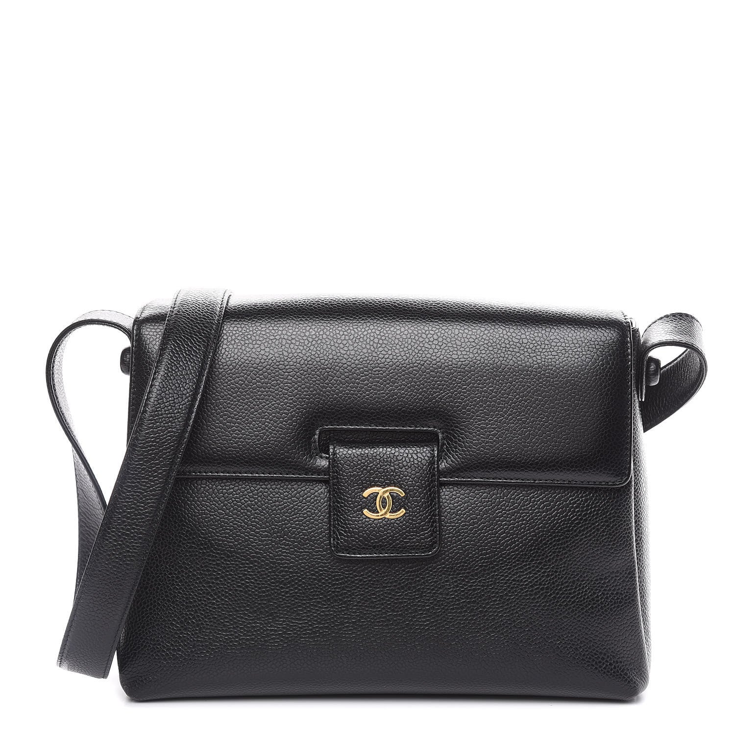 Chanel Caviar Medium Shoulder Bag Black 1 of 12