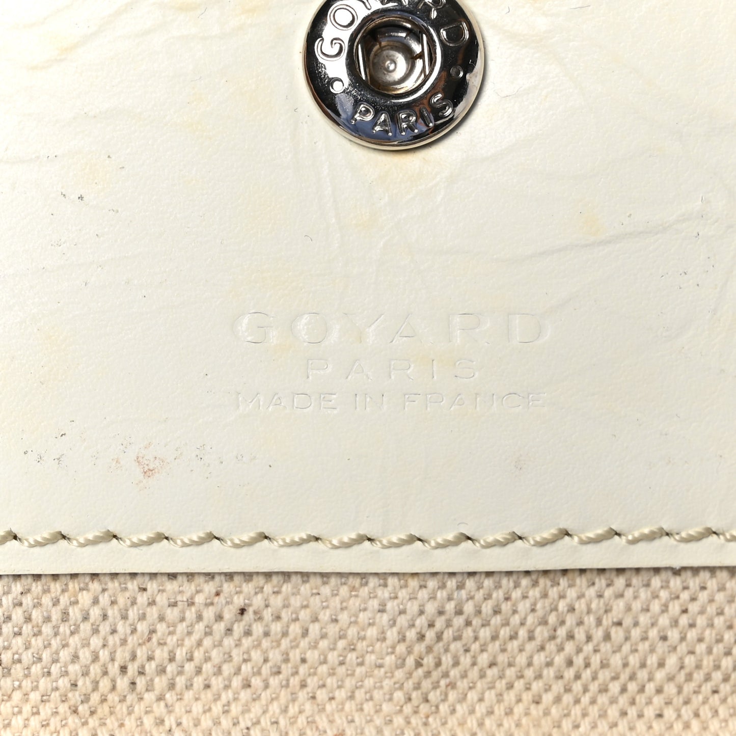 Goyardine Saint Louis PM White
