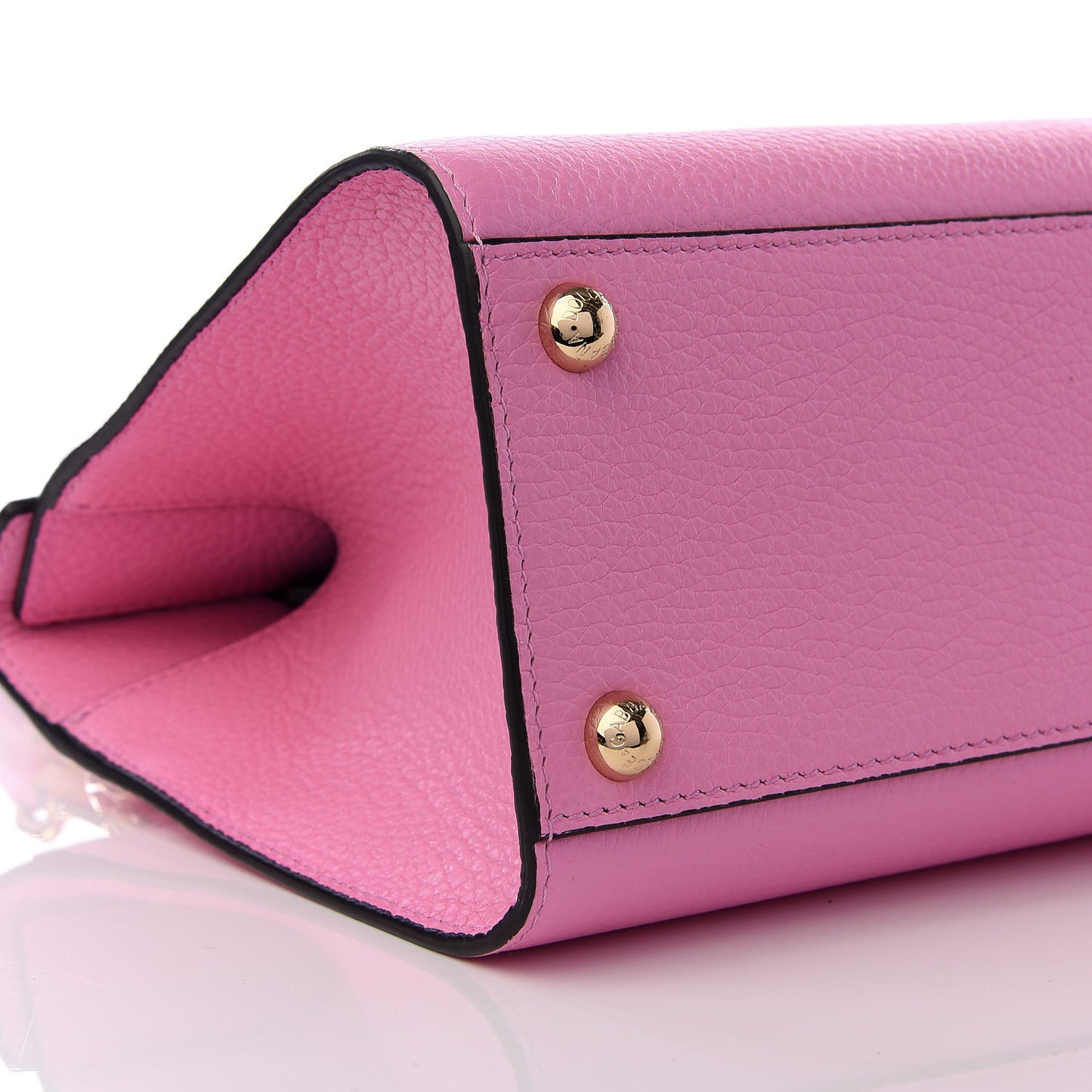 Calfskin Miss Bonita Top Handle Satchel Rosa Chiaro