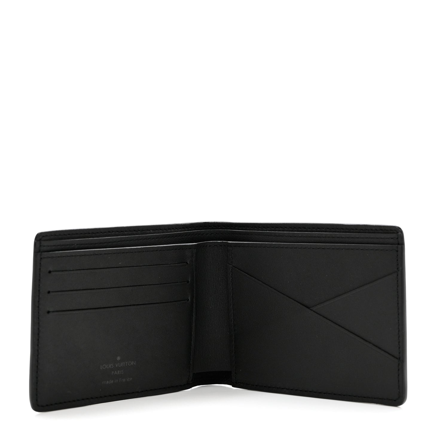 Calfskin Monogram Shadow Multiple Wallet Black