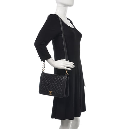 Chanel Lambskin Quilted Flap Bag Black 2 of 13