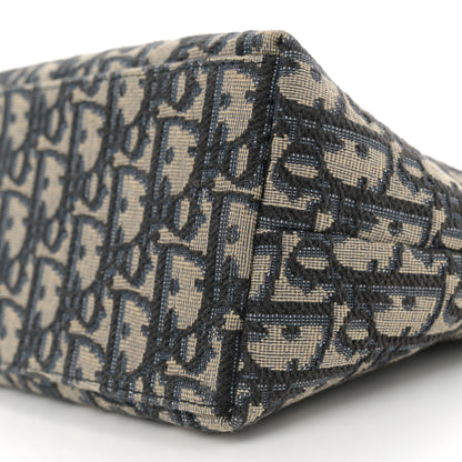 Christian Dior Oblique Medium Diortravel Nomad Pouch Blue 10 of 10