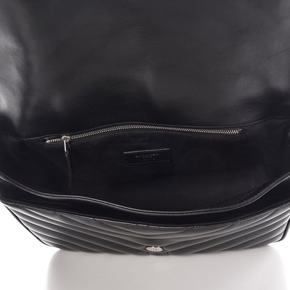 Saint Laurent Calfskin Y Quilted Monogram Loulou Shoulder Bag Black 5 of 9