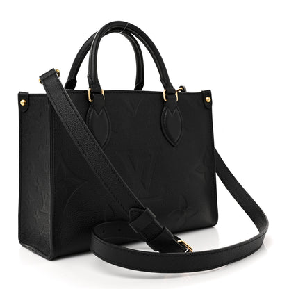 Louis Vuitton Empreinte Monogram Giant Onthego PM Black 3 of 9