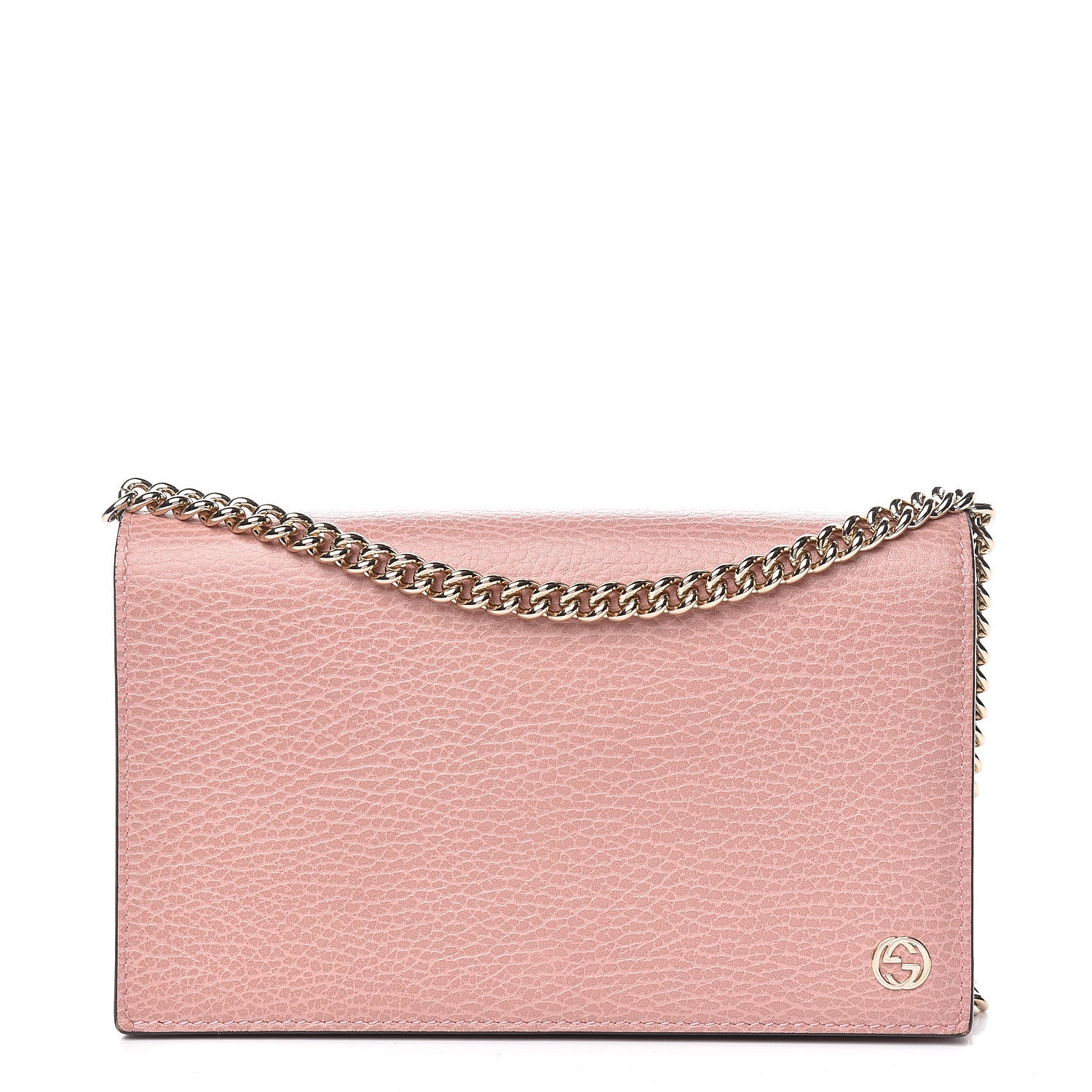 Gucci Dollar Calfskin Medium Betty Chain Wallet Soft Pink 1 of 10
