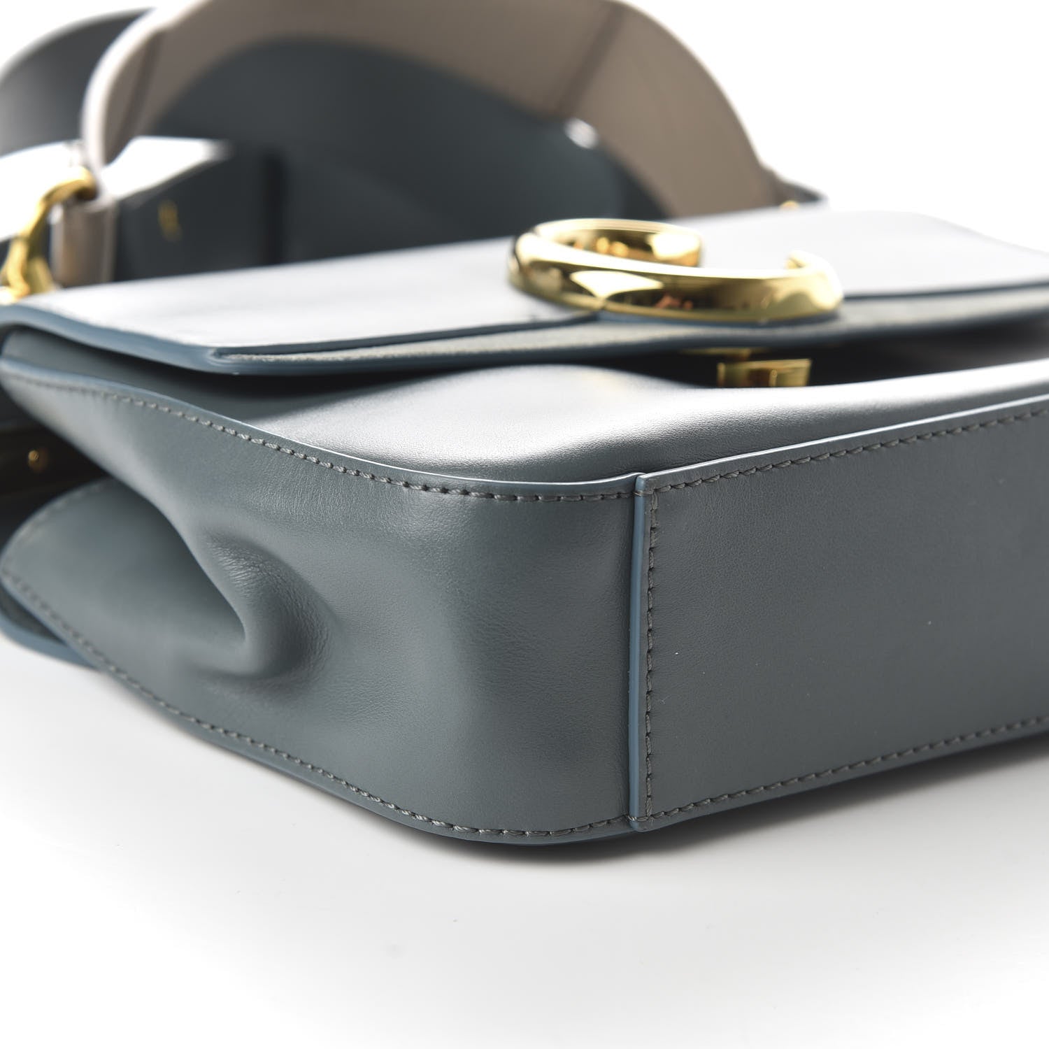 Chloe Calfskin Small C Double Carry Cloudy Blue 11 of 18