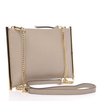 Chloe Calfskin Mini Roy Chain Pouch Pearl Beige 3 of 9