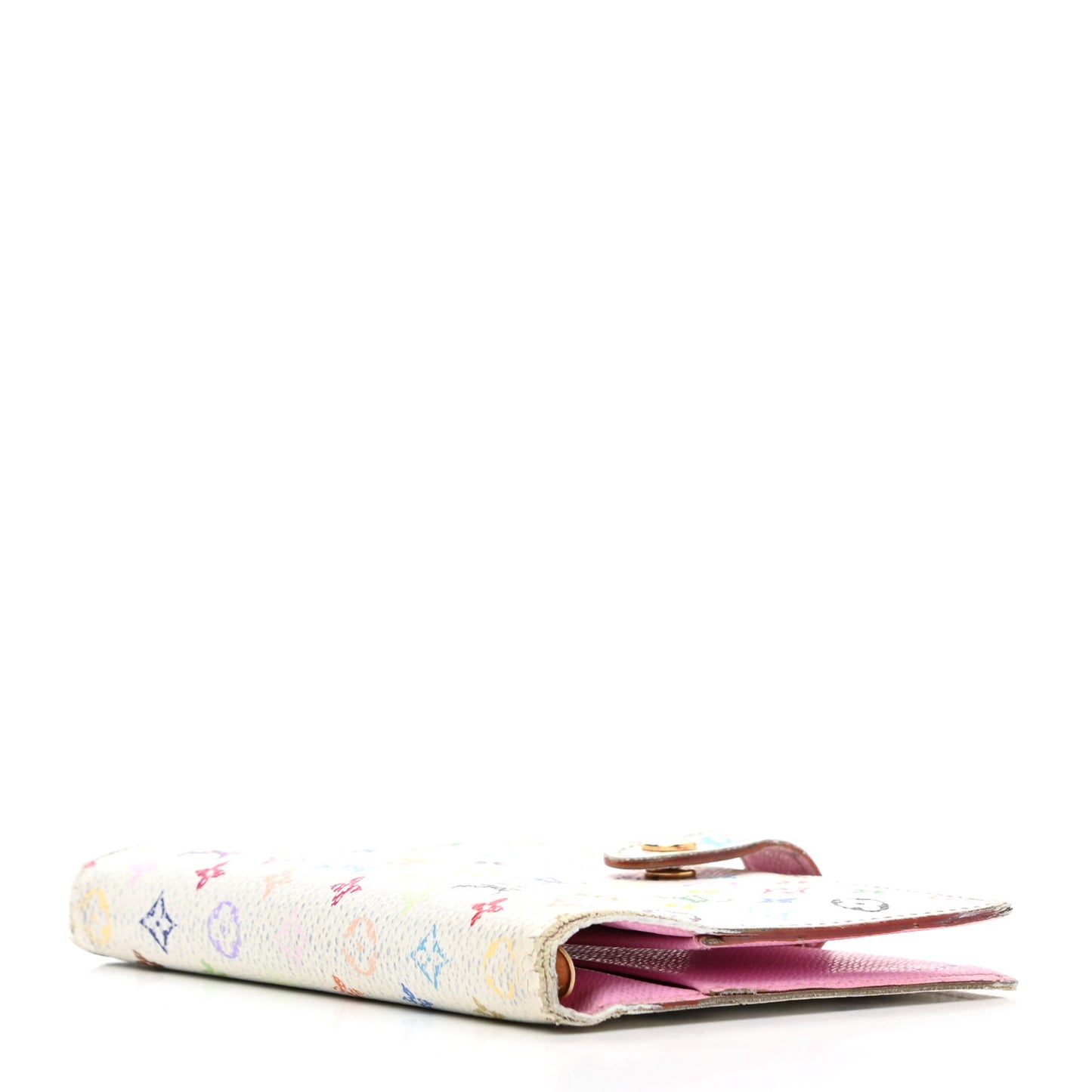 Monogram Multicolor Small Ring Agenda Cover White Litchi