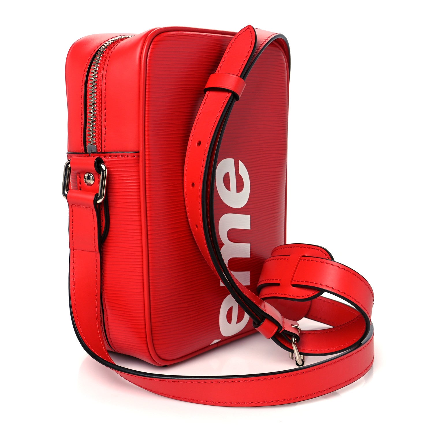 Louis Vuitton X SUPREME Epi Danube PM Red 1775748 – FASHIONPHILE